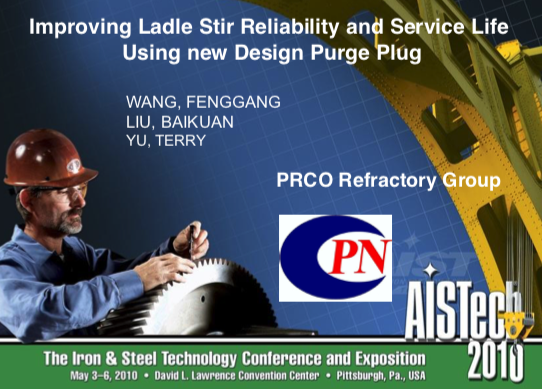 Improving Ladle Stir Reliability and Service Life Using New Design Purge Plug